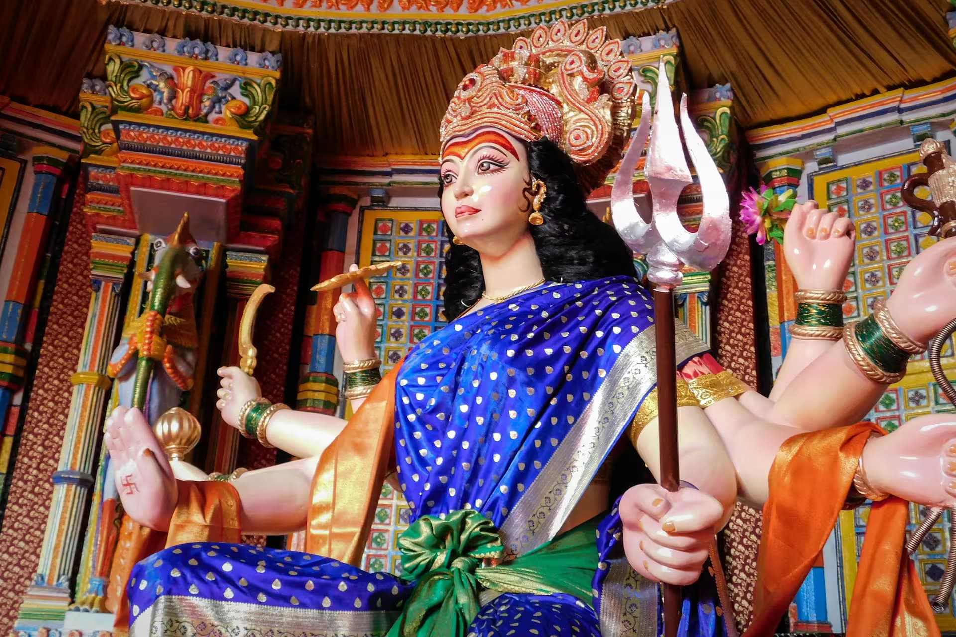 Hindi Bhajan Manjari Devotional Background